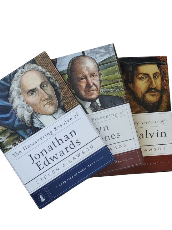 Steven J. Lawson Other - New Steven J. Lawson 3 Books:Jonathan Edwards, Martyn Lloyd-Jones, John Calvin.